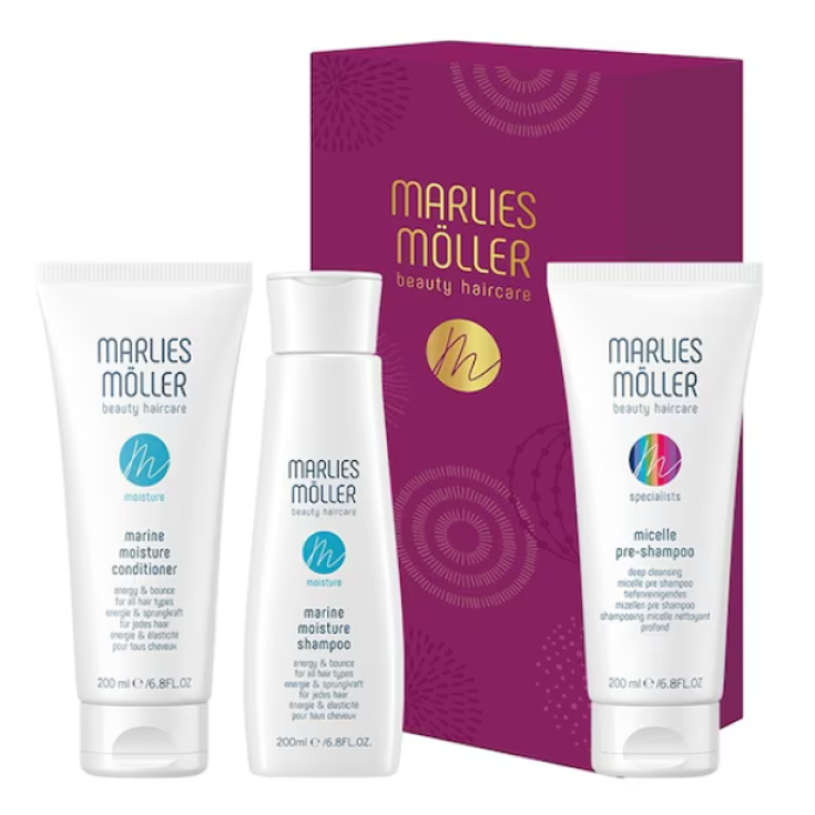 Marlies Moller Marine Moisture Shampooing 100ml Set 3 Pièces 2018