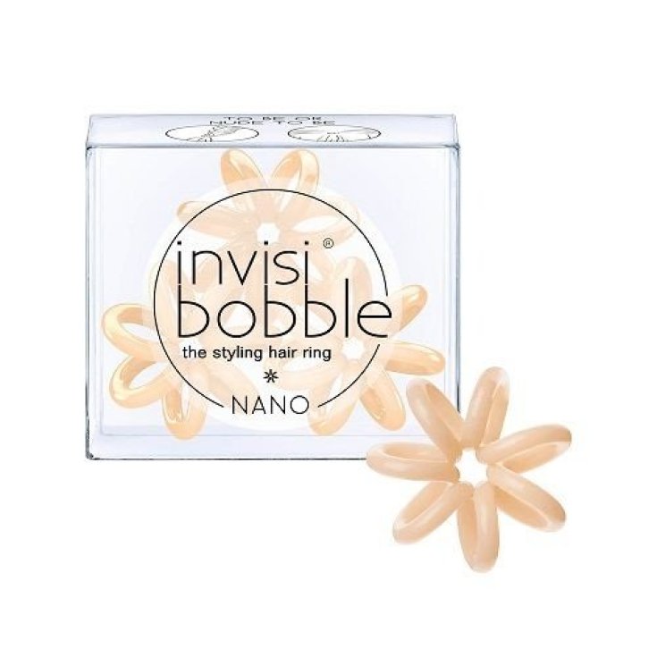 Anneau Cheveux Invisibobble Nano To Be Ou Nude To Be 3 Parties