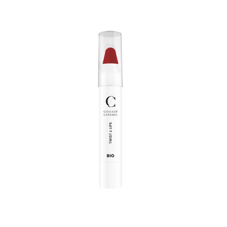 Couleur Caramel Rouge À Lèvres Twist And Lips 407 Rouge Glossy