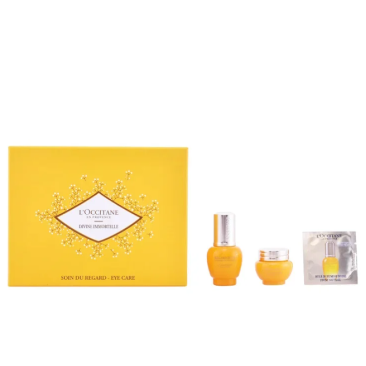 L'Occitane Divine Inmortelle Crème Yeux 15ml Coffret 3 Pièces 2017