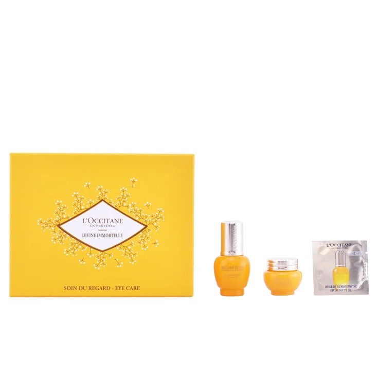 L'Occitane Divine Inmortelle Crème Yeux 15ml Coffret 3 Pièces 2017