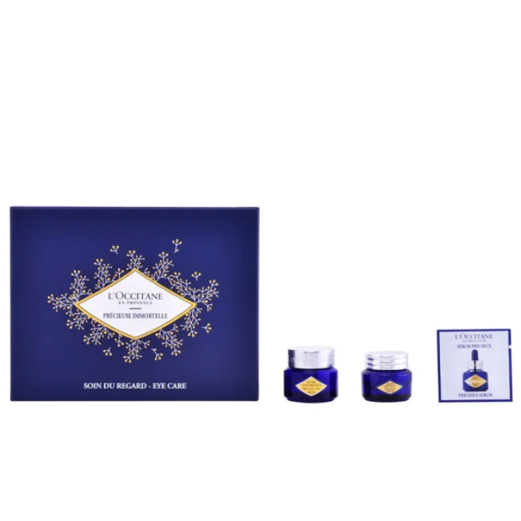 L'occitane Précieuse Immortelle Baume Yeux 15 ml Coffret 3 Parties
