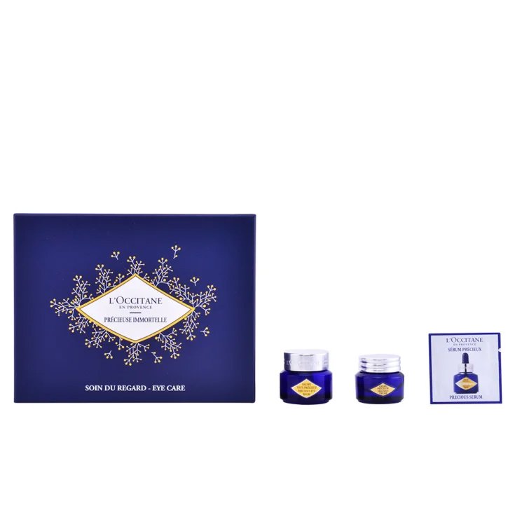 L'occitane Précieuse Immortelle Baume Yeux 15 ml Coffret 3 Parties