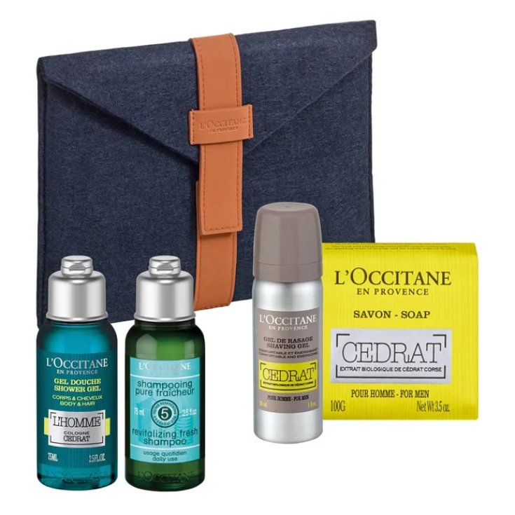 L'Occitane Cedrat Gel Douche 75ml Coffret 4 Pièces 2017