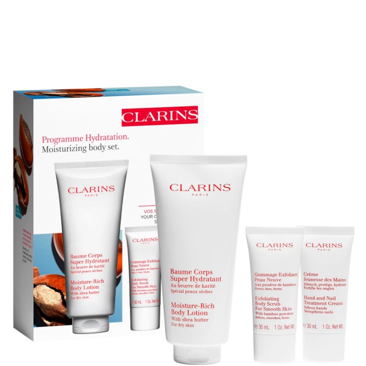 Clarins Crème Corps Super Hydratante 200 ml Coffret 3 Parties 2018