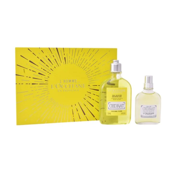 Loccitane Eau De Cedrat Eau De Toilette 50ml Coffret 2 Parties 2018