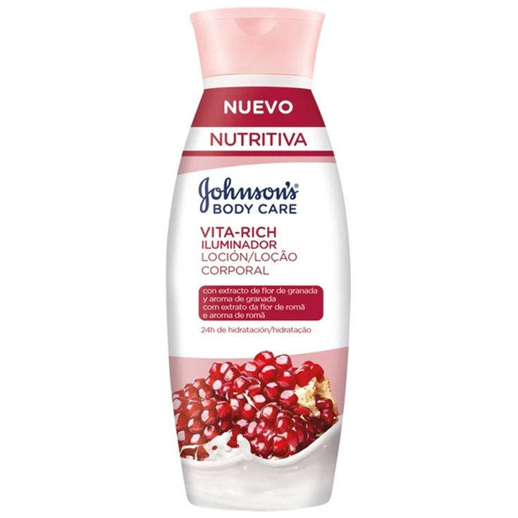 Johnsons Vita Rich Illuminator Grenade Lotion pour le corps 400 ml
