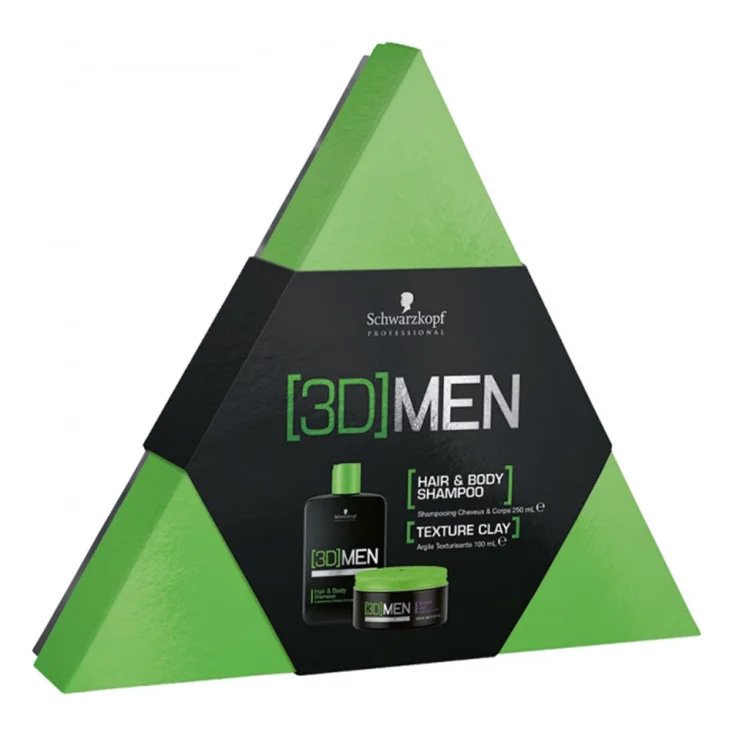 Schwarzkopf Professional 3d Men Shampooing Set 2 Parties