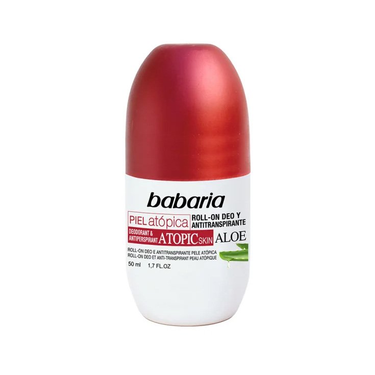 Babaria Aloe Vera Déodorant Peau Atopique Roll on 50 ml