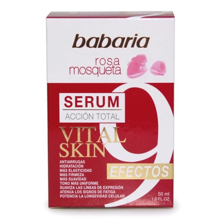 Babaria Rosa Mosqueta Vital Skin Sérum Action Totale Anti-Rides 50 ml