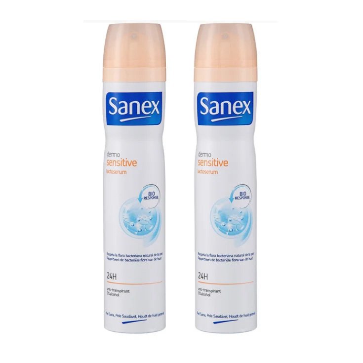 Sanex Dermo Sensitive Déodorant Spray 2x200 ml