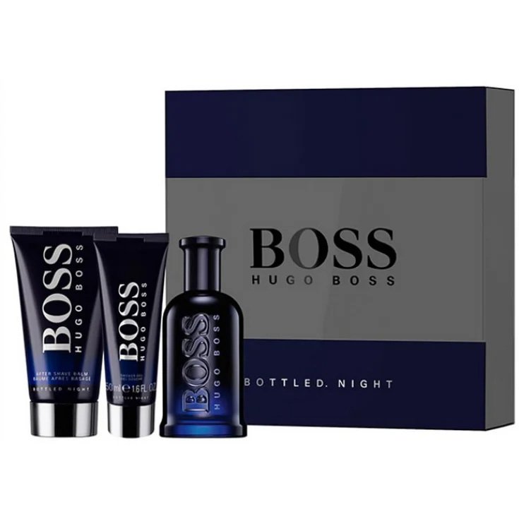 Hugo Boss Bottled Night Eau De Toilette Vaporisateur 100ml Coffret 3 Pièces 2018 Hugo Boss Bottled Night Eau De Toilette Vaporisateur 100ml Coffret 3 Pièces 2018