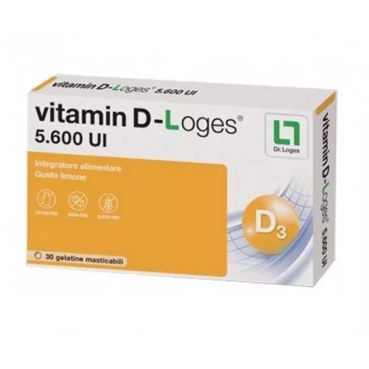 Biofarmex Vitamine D-Loges Complément Alimentaire 30 Gelées à Croquer