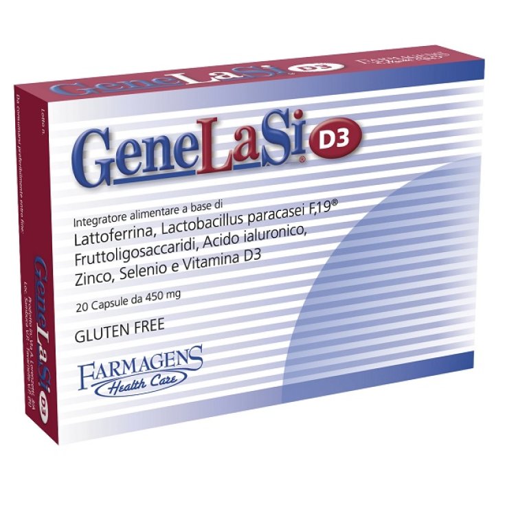 Farmagens Genelasi D3 Complément Alimentaire 20 Gélules 450mg