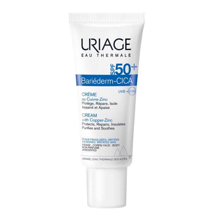 Bariéderm Cica-Crème Spf50+ Au Cu-Zn Uriage 40 ml