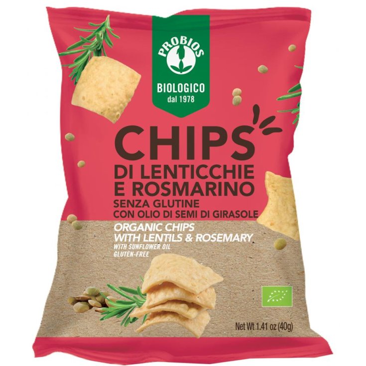 Probios Chips Lentilles Et Romarin Sans Gluten 40g