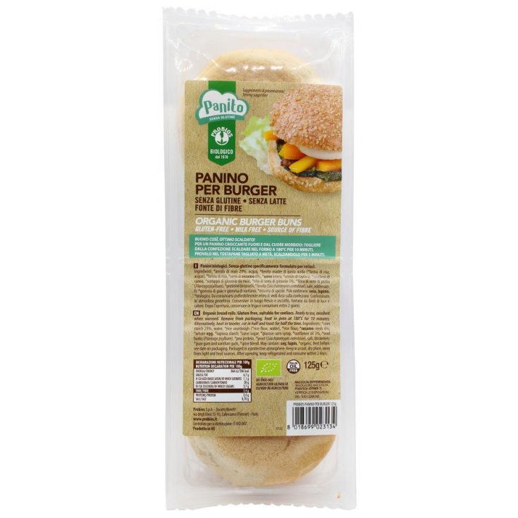 Panito Sandwich Pour Burger Probios 2x62,5g