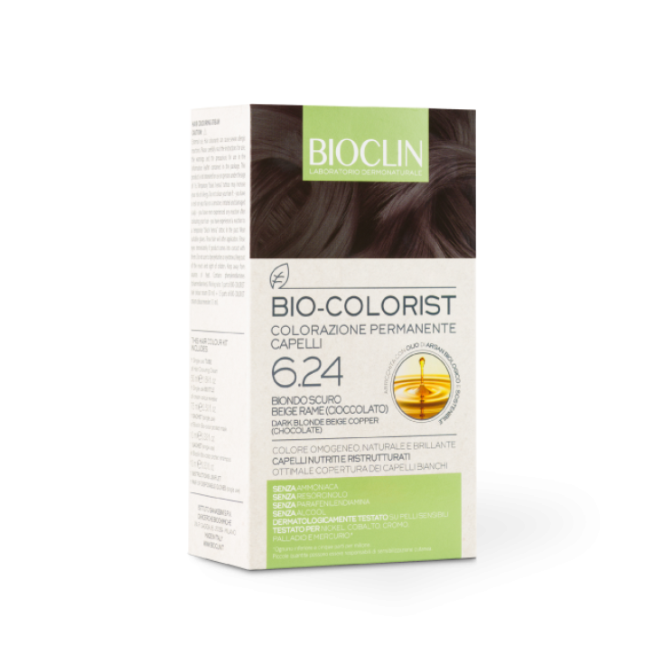 Bio-Colorist 6.24 Blond Foncé Beige Cuivré Bioclin