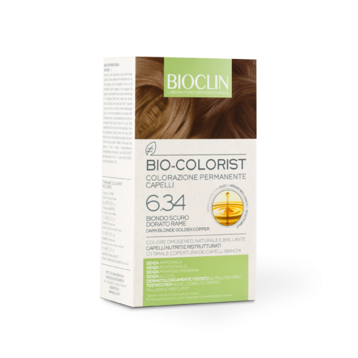 BIO-COLORIST 6.34 Blond foncé cuivré doré Bioclin