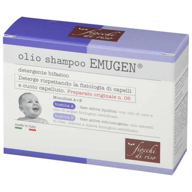 Shampooing à l'huile d'émeugen aux flocons de riz 45 ml