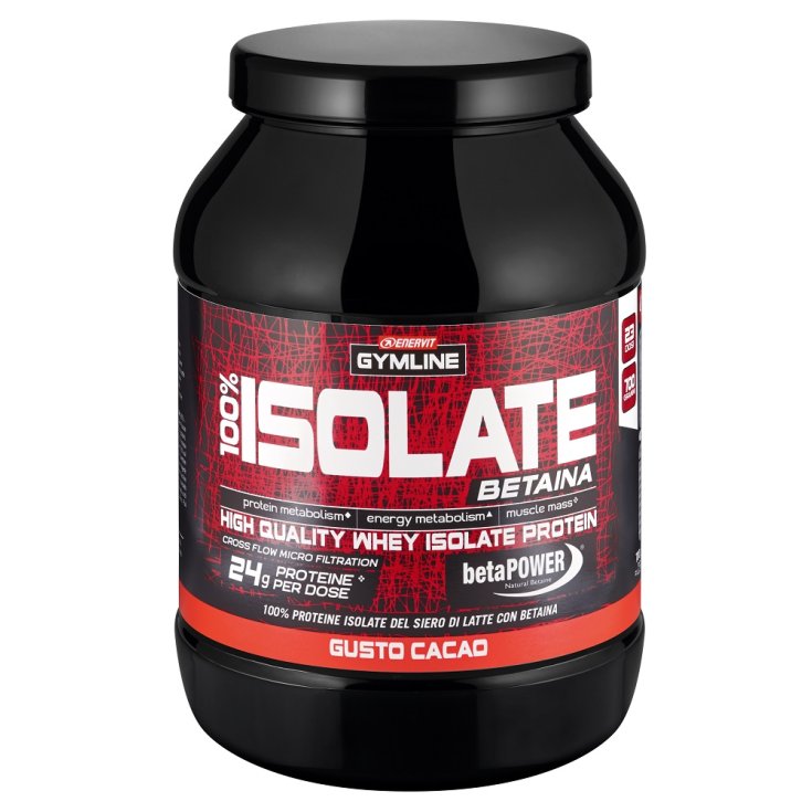 Gymline 100% Whey Isolate Protein Isolat Cacao Enervit 900g