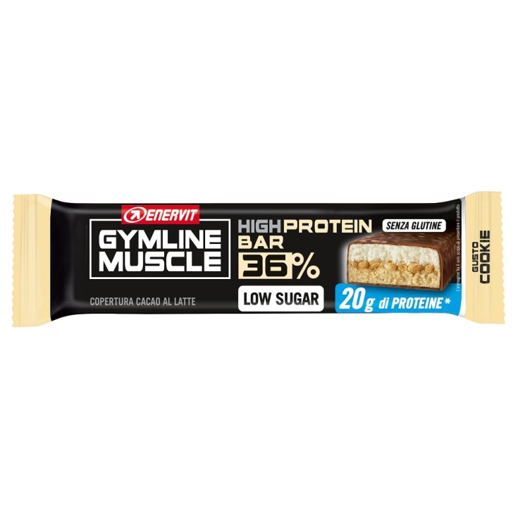 Barre Protéinée 36% Cookie Enervit Gymline Muscle 55g