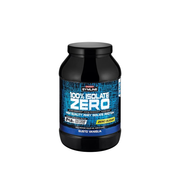 Gymline 100% Isolat de Protéine de Whey Zéro Sucre Vanille Enervit 900g