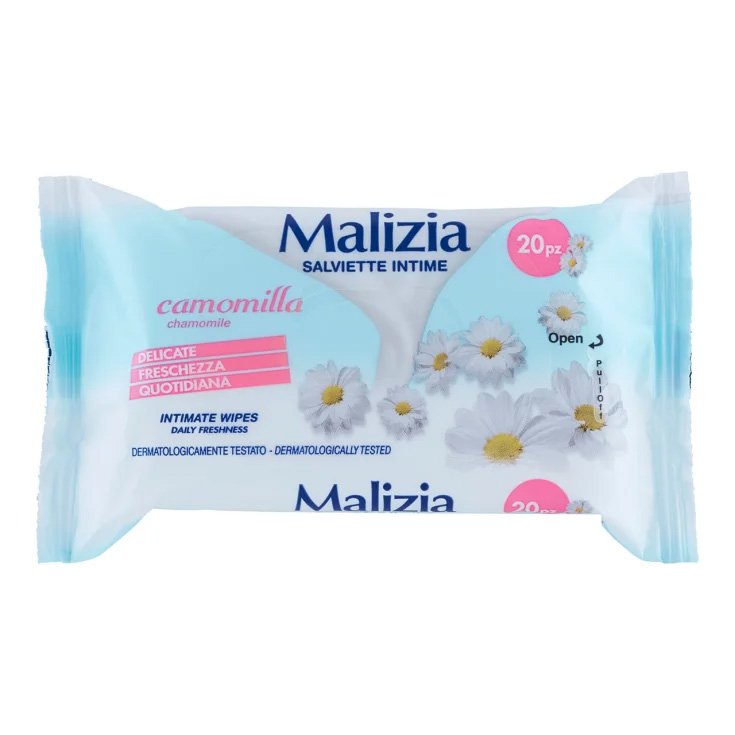 MALIZIA LINGETTES INTIMES X 20 PCS