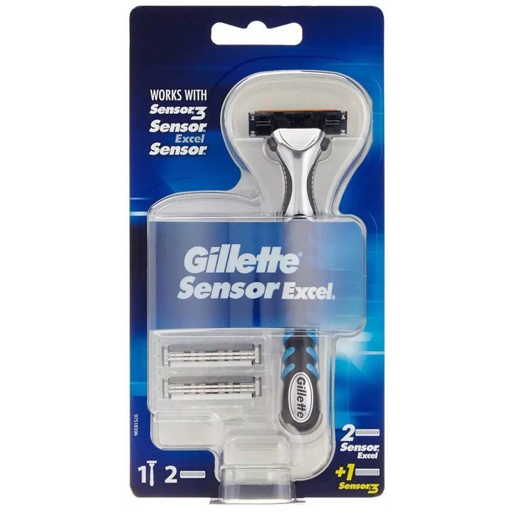 GILLETTE SENSOR RAZOR COMP + 2 LAMES
