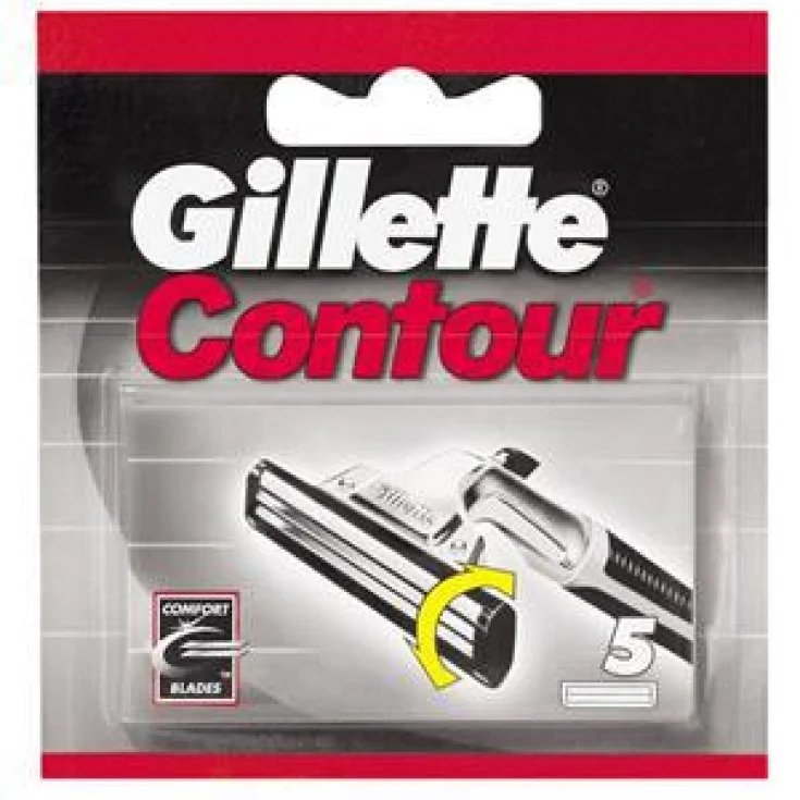 GILLETTE CONTOUR PIECES DETACHEES LAMES 5 PCS