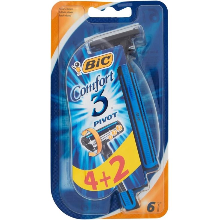 BIC RASOR BARBE CONFORT 3X 4 + 2 P