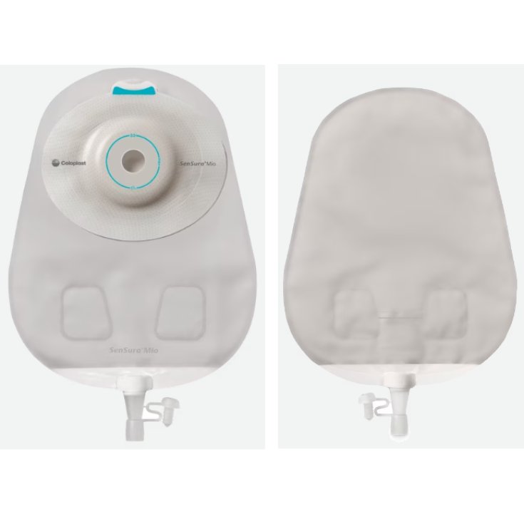 Coloplast SenSura® Mio Convex LIGHT Sac d'urostomie transparent Maxi Trou 10-23 Découpe 30 Pièces