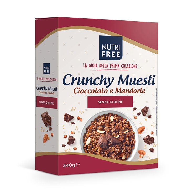 Nutrifree Crunchy Mix Chocolat et Amandes Sans Gluten 340g