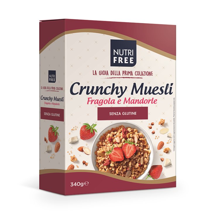 Nutrifree Crunchy Mix Fraise et Amande Sans Gluten 340g