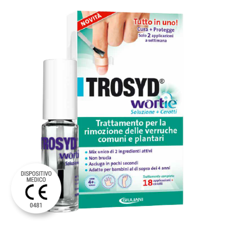 Trosyd® Wortie Solution + patchs Giuliani 18 pièces