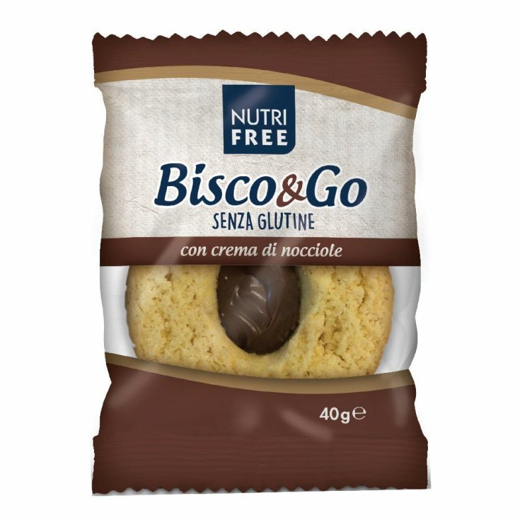 Nutrifree Bisco & Go Crème de Noisette Sans Gluten 40g