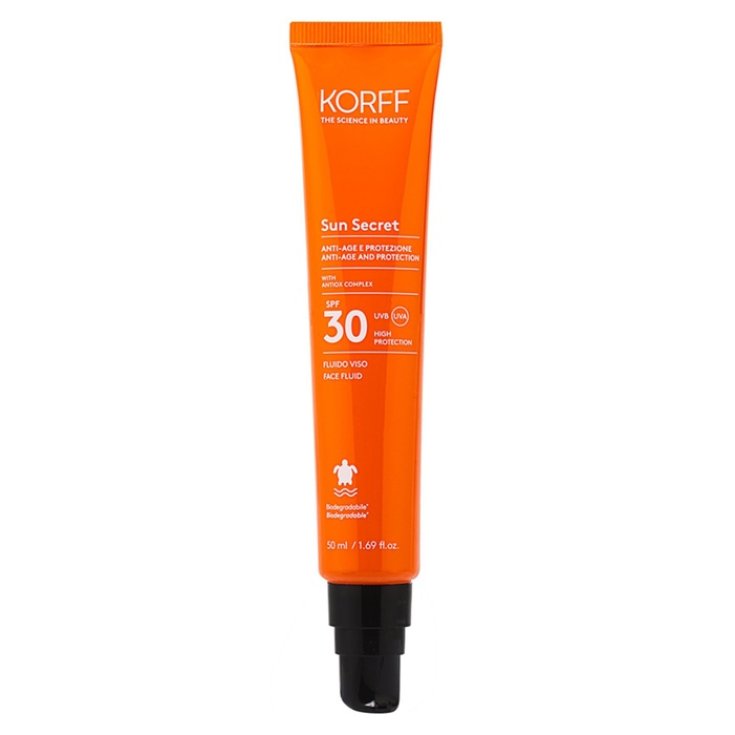 Fluide Visage Protection Anti-Âge SPF30 Sun Secret Air KORFF 50 ml