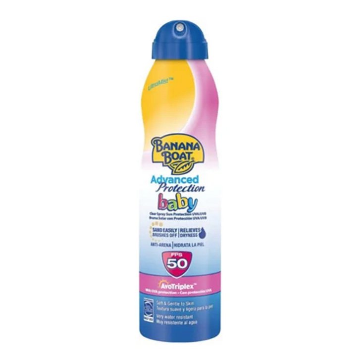 Banana Boat Advanced Protection Brume Bébé Spf50 220 ml