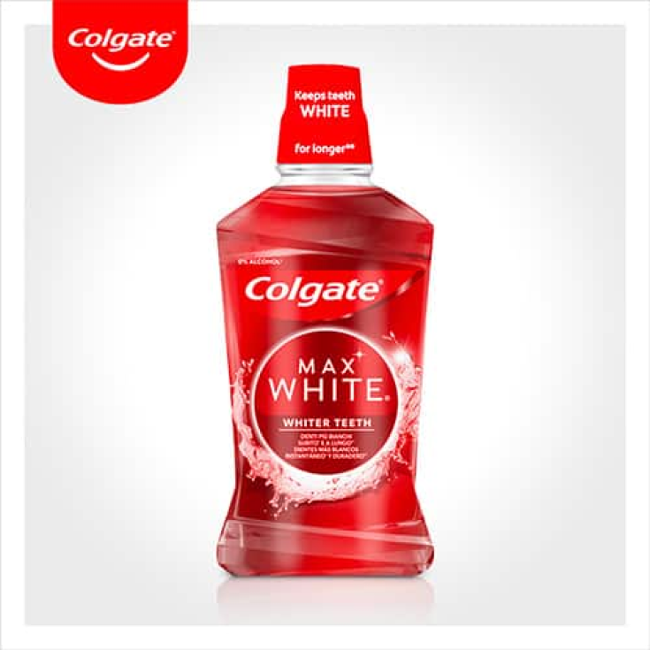 Colgate Max White Bain de Bouche 2x500ml