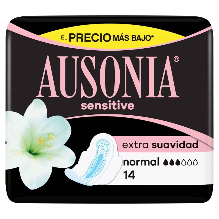 Serviettes hygiéniques Ausonia Sensitive Normal