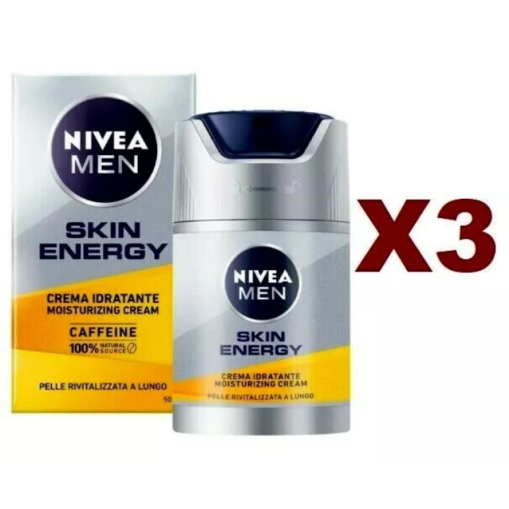 Nivea Men Skin Energy Crème 50 ml Coffret 3 P