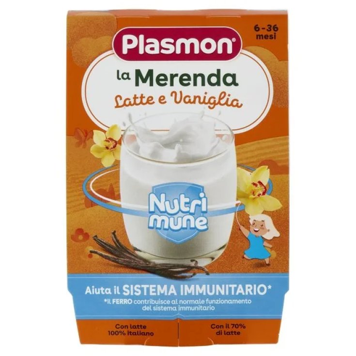 Plasmon Latte Vanille As 2x120g