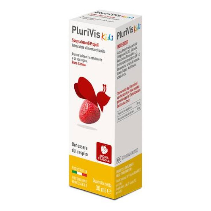 Pikdare Plurivis Spray Propolis Enfants Arôme Fraise 30 ml