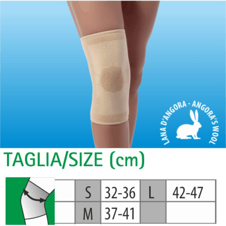 BudettaFarma Cliaortho Genouillère En Laine Angora Produit Orthopédique Taille L