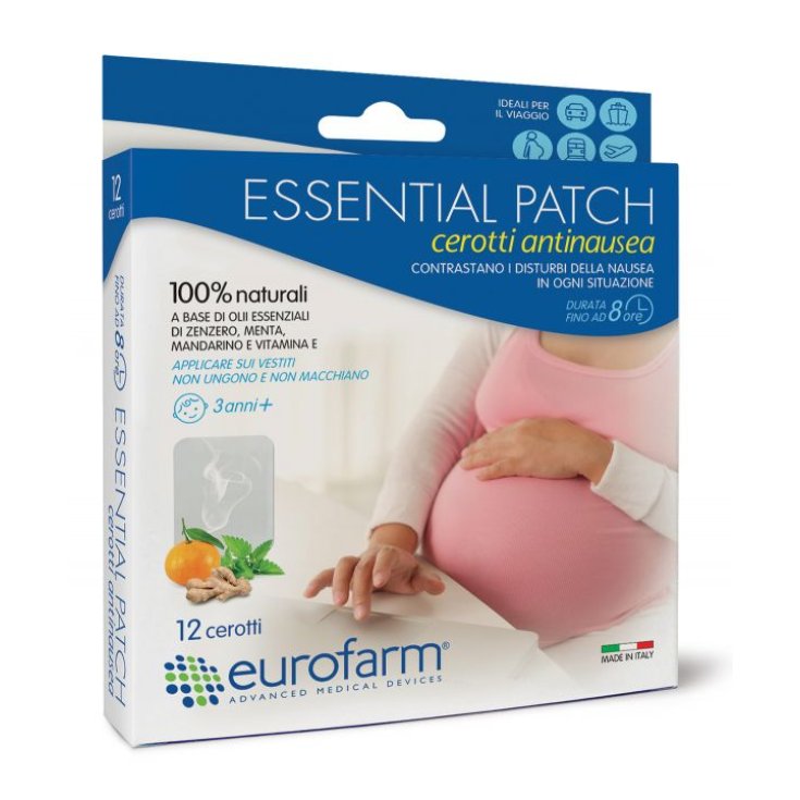 Eurofarm Essential Patch Patchs anti-nausées 12 pièces