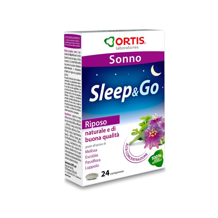 Ortis Sleep & Go Nuit de Repos 24 Comprimés