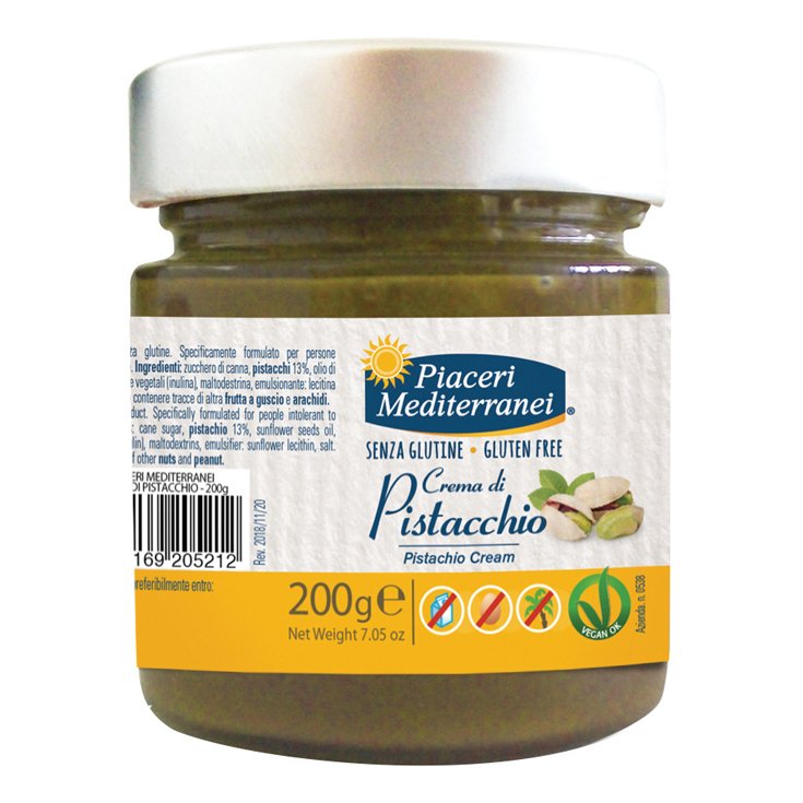 Piaceri Mediterranei Crème de Pistache Sans Gluten 200g