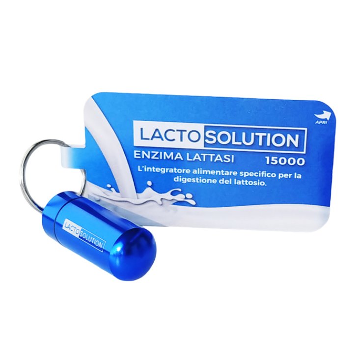 Lactosolution 15000 Complément Alimentaire Enzyme Lactase Pilulier 15 Comprimés