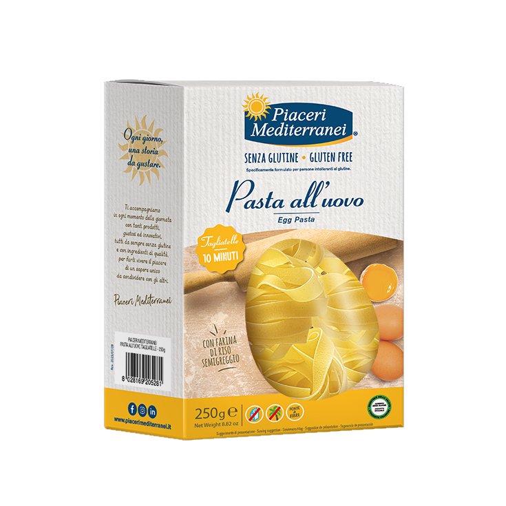 Piaceri Mediterranei Pâtes aux Oeufs Tagliatelles Sans Gluten 250g