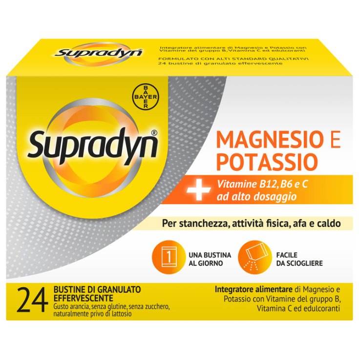 Supradyn® Magnésium Et Potassium Bayer 24 Sachets